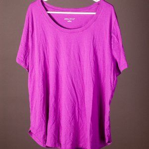 Ava & Viv fuschia scooped neck t shirt